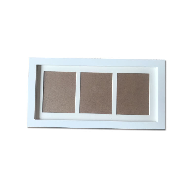 Kit empreintes de mains et pieds bébé Cadre photo en bois